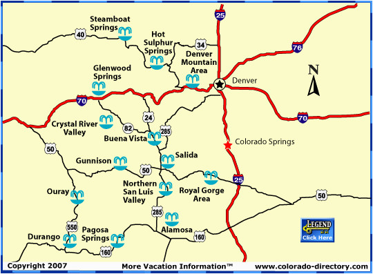 map of colorado hots springs locations also provides a nice list of