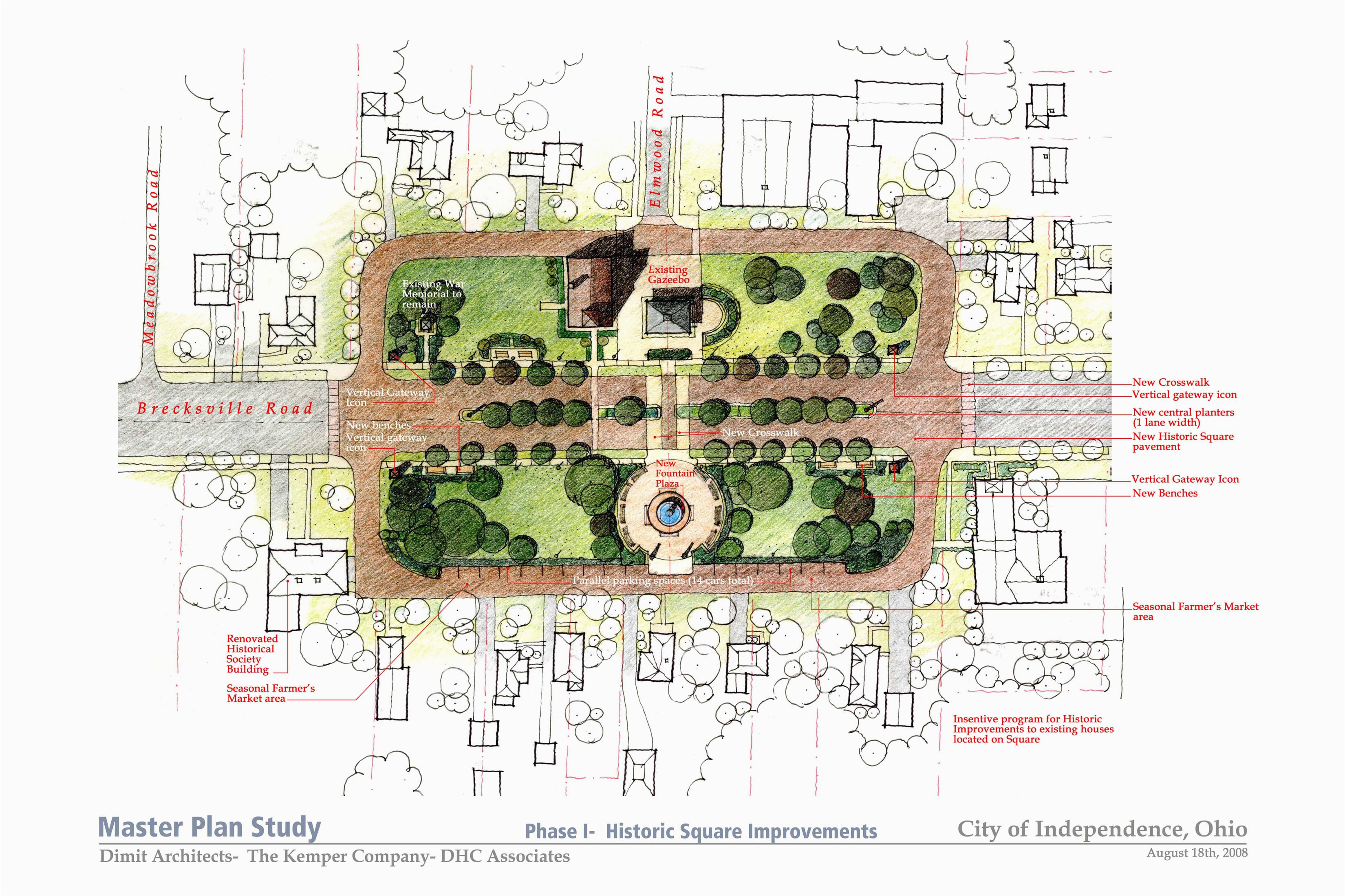 city of independence master plan dimit architects