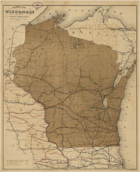 map of michigan central railroad lines 1916 michigan in 2019