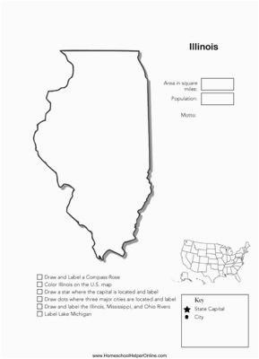 illinois geography worksheet geography pinterest geography