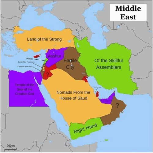 literal meaning and origin of country names in the middle east more