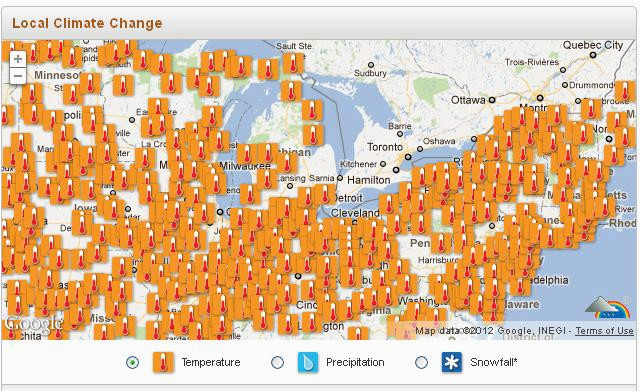 how has your local climate changed the weather underground shows