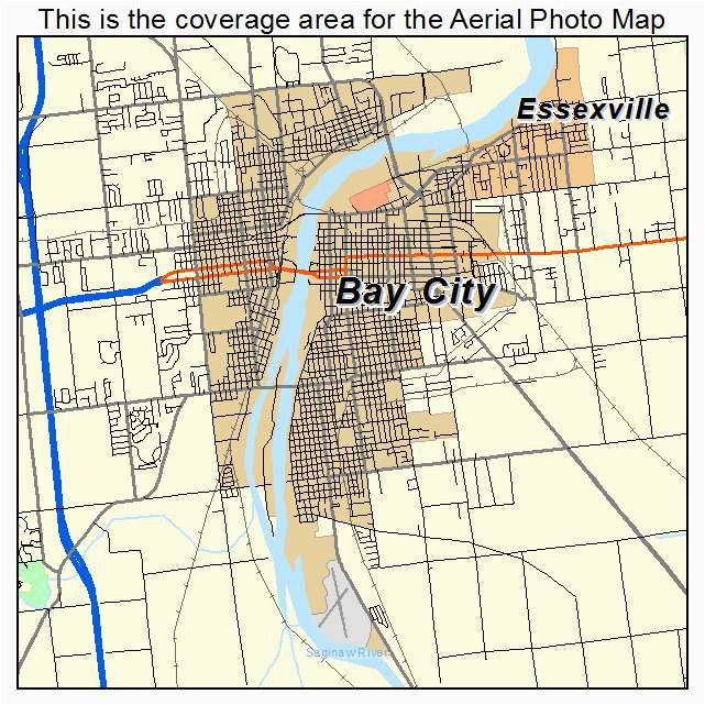 bay city michigan map bnhspine com