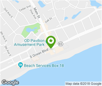 map of north myrtle beach best of o d pavilion ice cream shop north