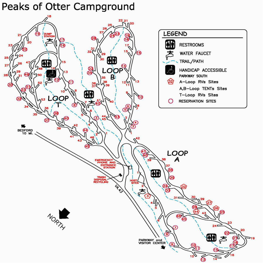 blue ridge parkway maps