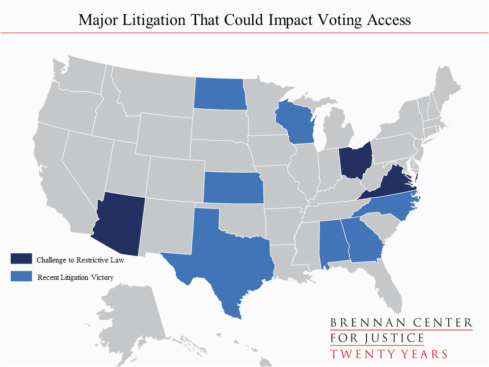 election 2016 restrictive voting laws by the numbers brennan