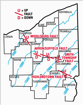 Ohio Fault Lines Map | secretmuseum