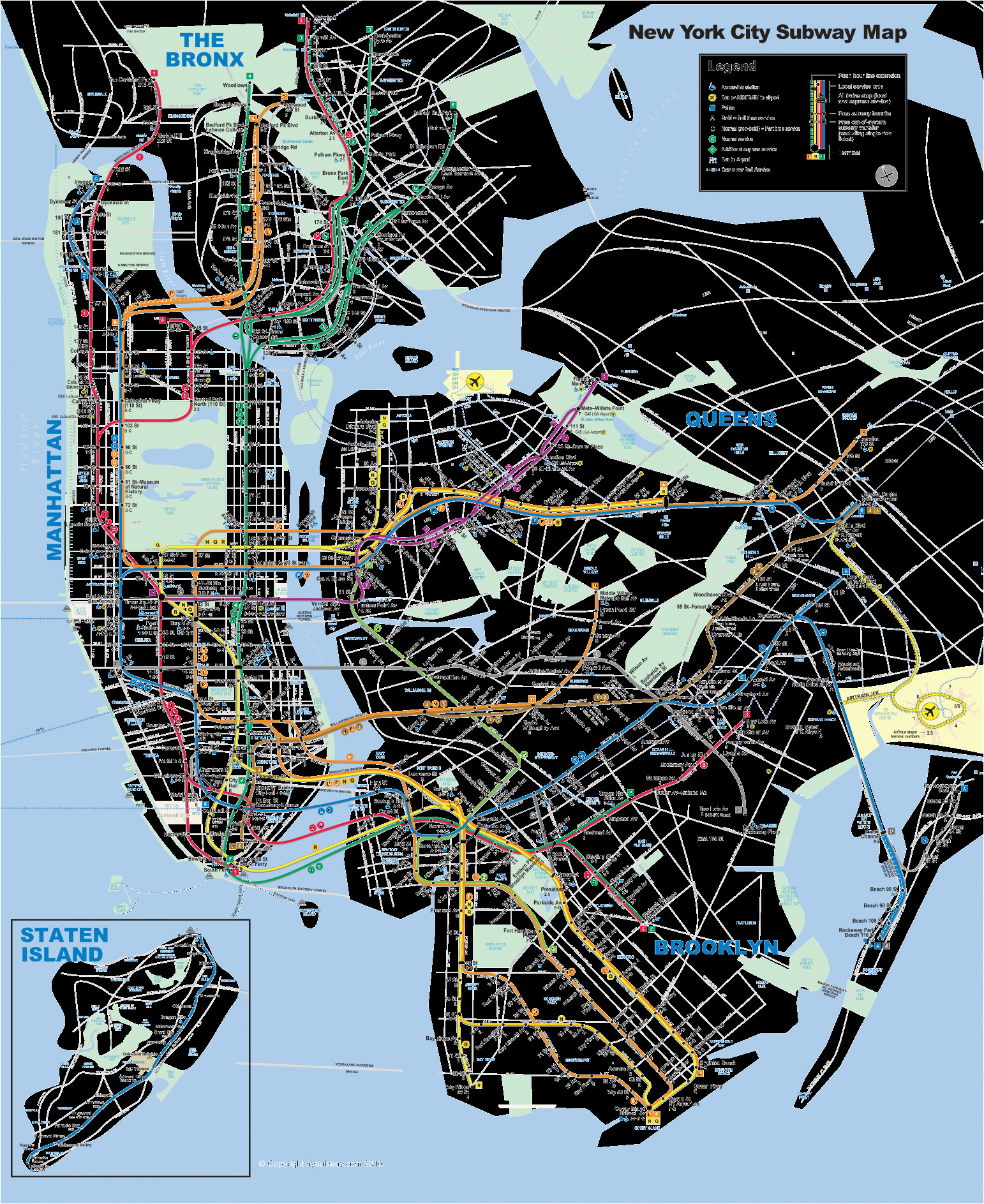 this cool map from the 1970s shows what nyc s subway system could