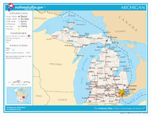 outline of michigan wikipedia