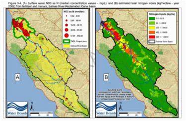 lower salinas river watershed nutrient tmdl implementation and