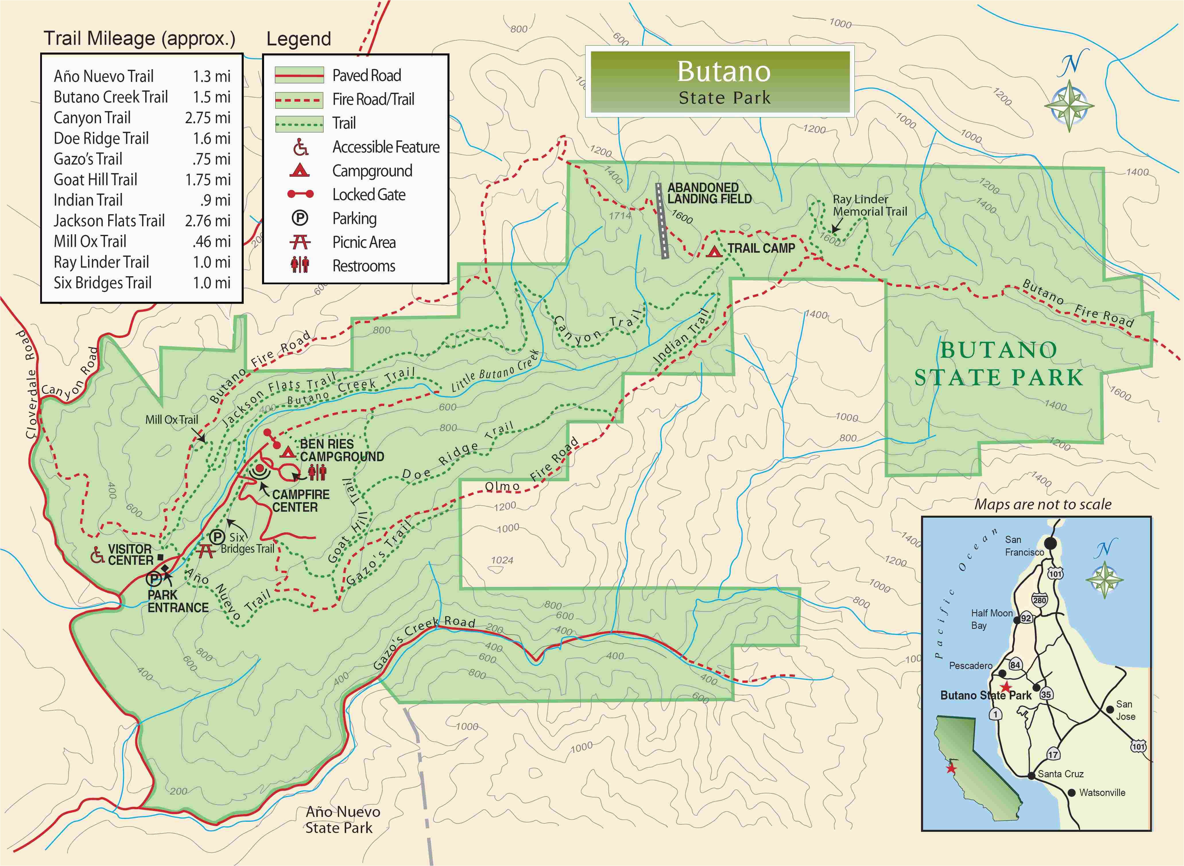 expertgps calibrated maps new of map of california state parks