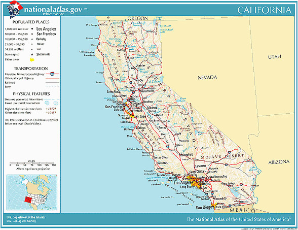 Southern California Map Pdf | secretmuseum