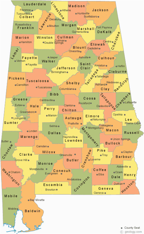 alabama county map