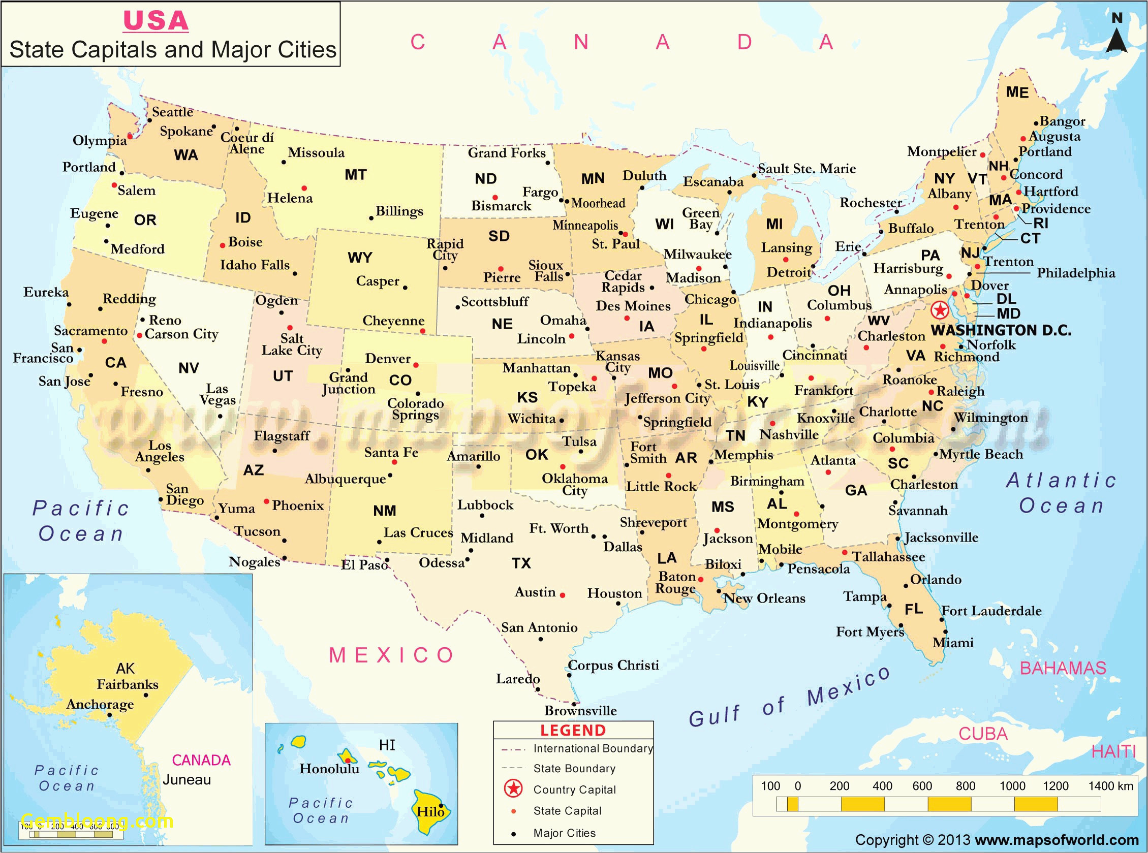 united states map with towns www bilderbeste com