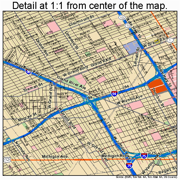 detroit road map bnhspine com