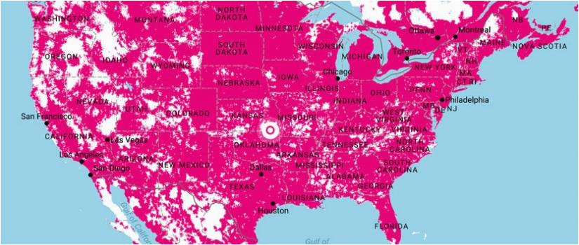 sprint vs t mobile coverage map maps directions