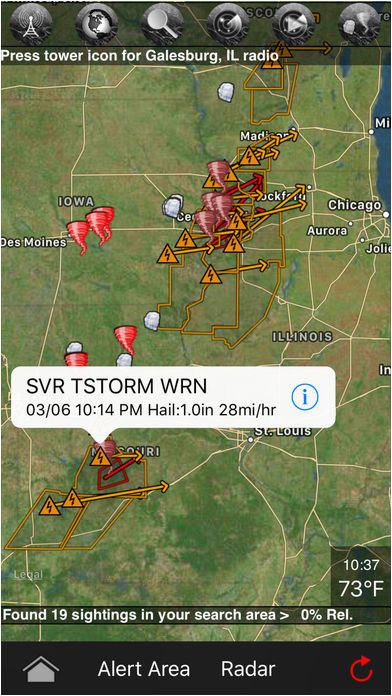 tornadospy tornado maps warnings and alerts revenue and downloads