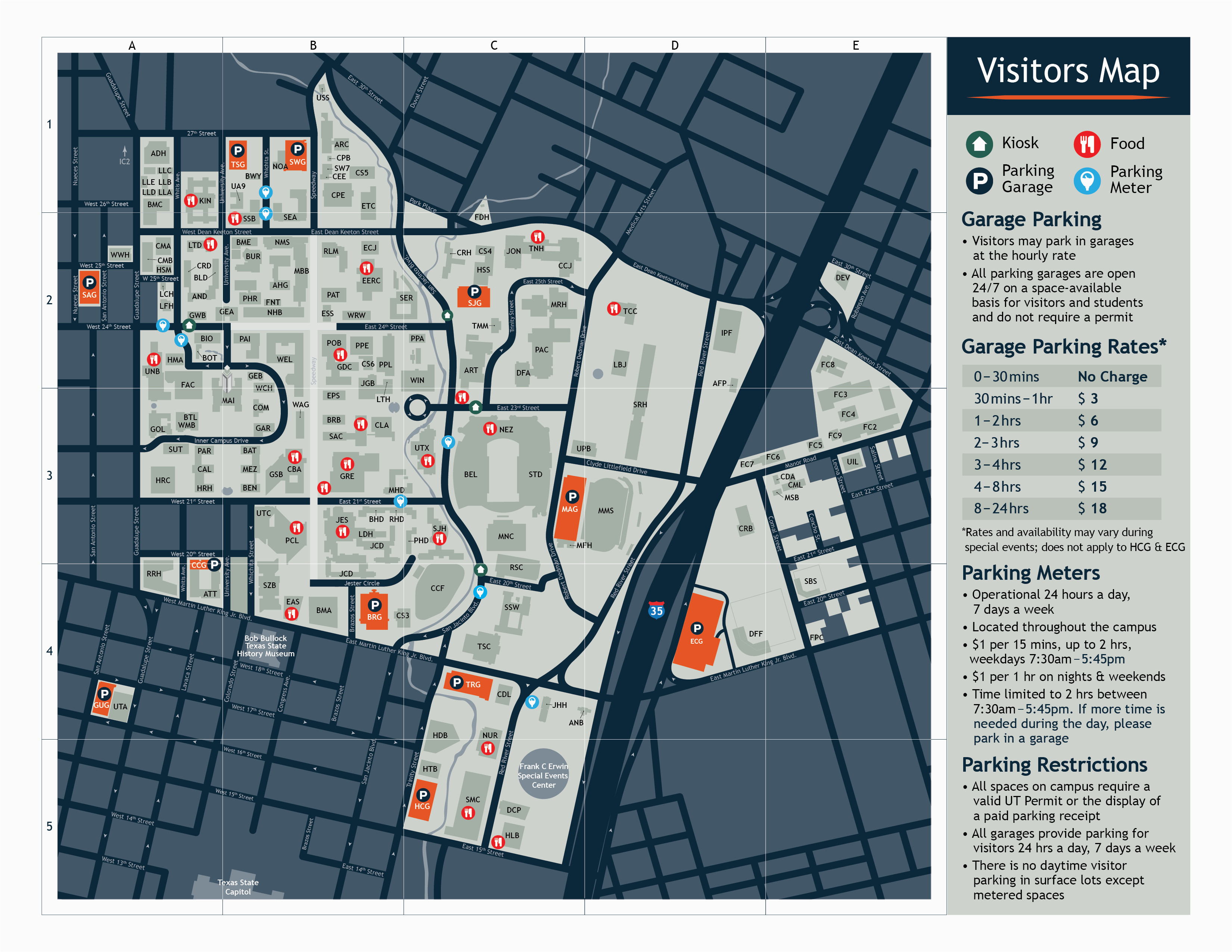 university of texas parking map business ideas 2013