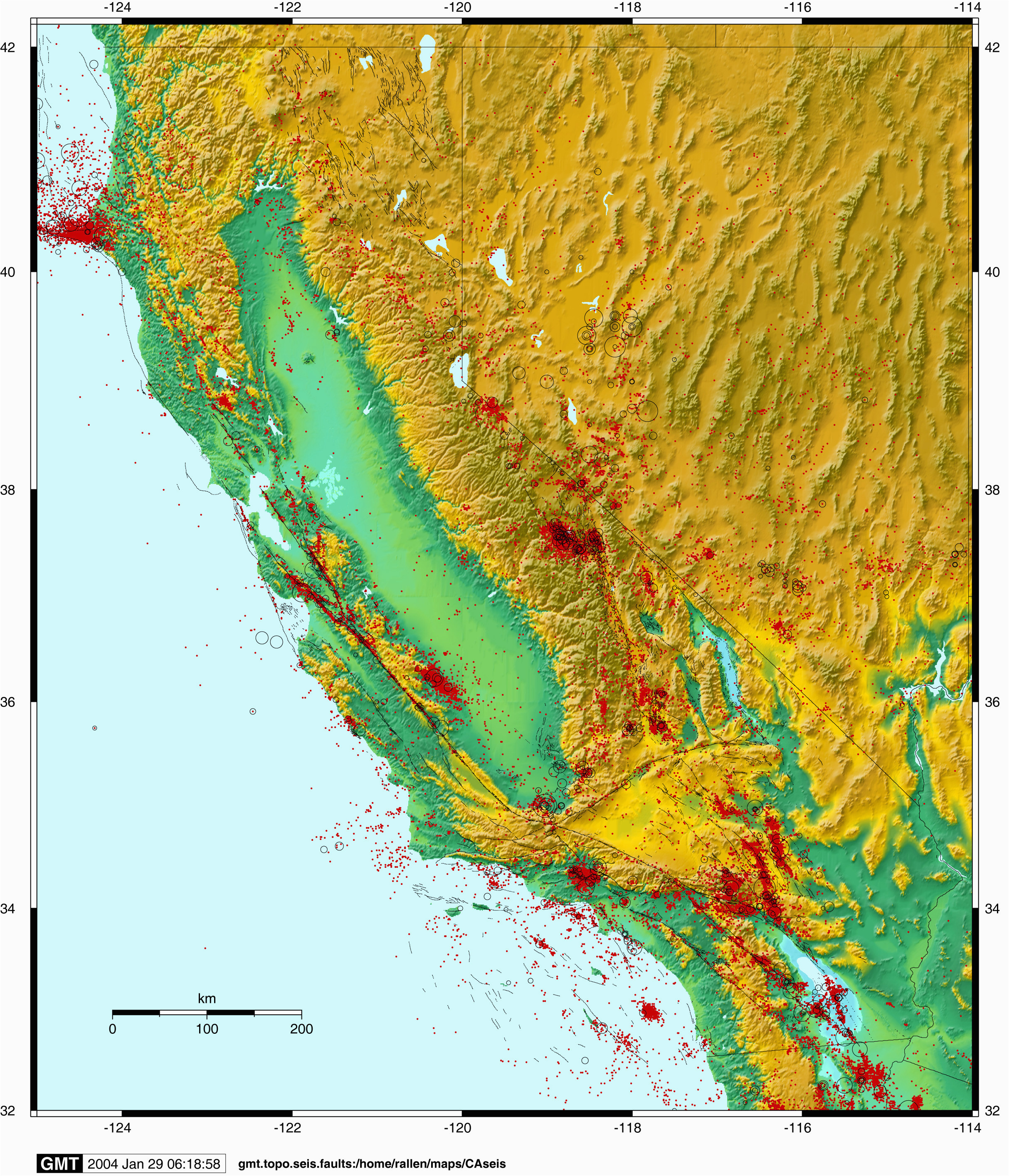 usgs earthquake map california nevada massivegroove com