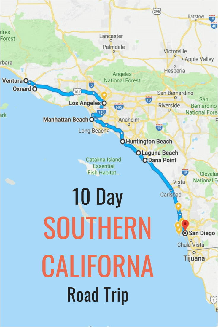 10 day itinerary best places to visit in southern california