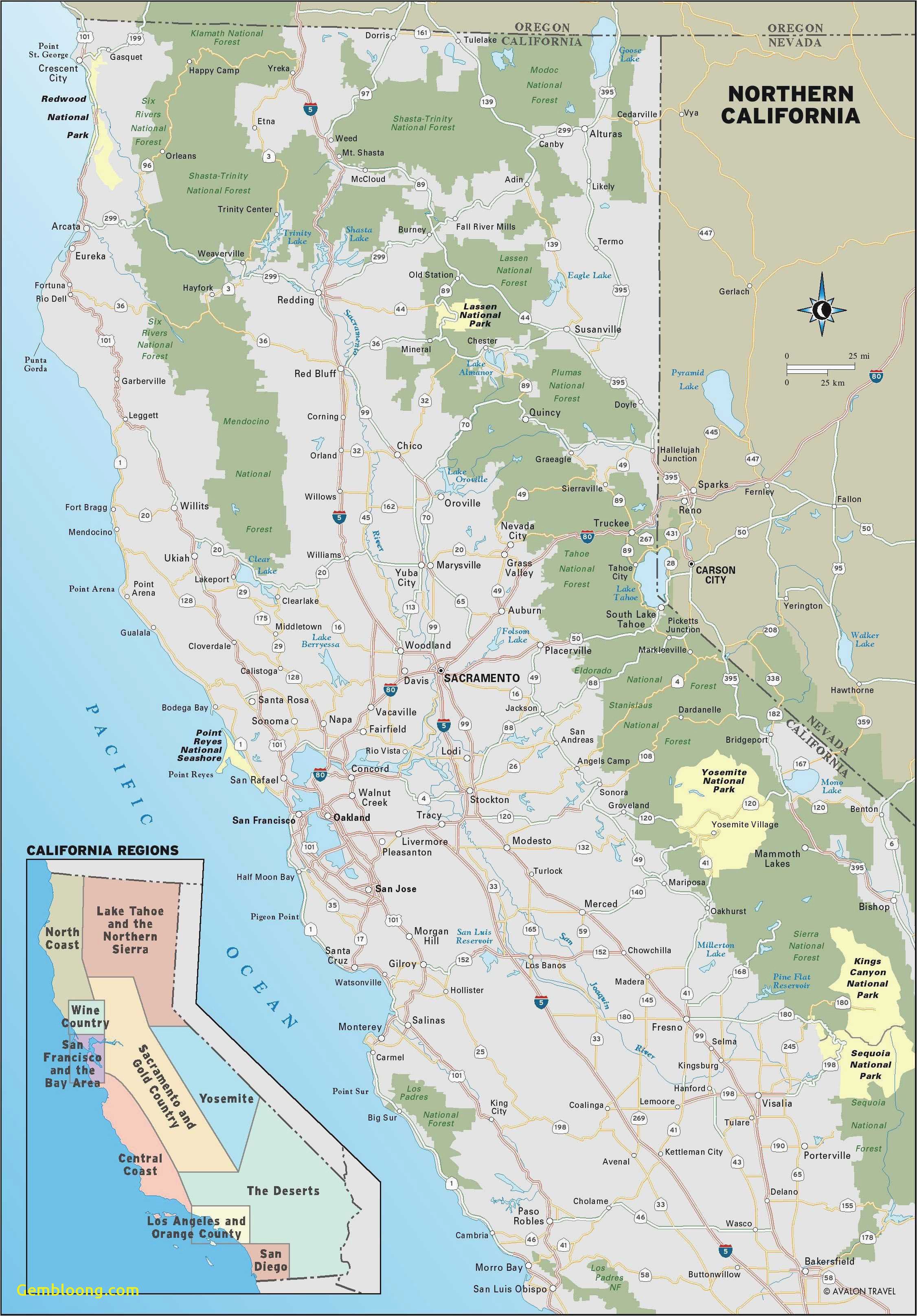 ventura county map luxury detailed map california awesome map od