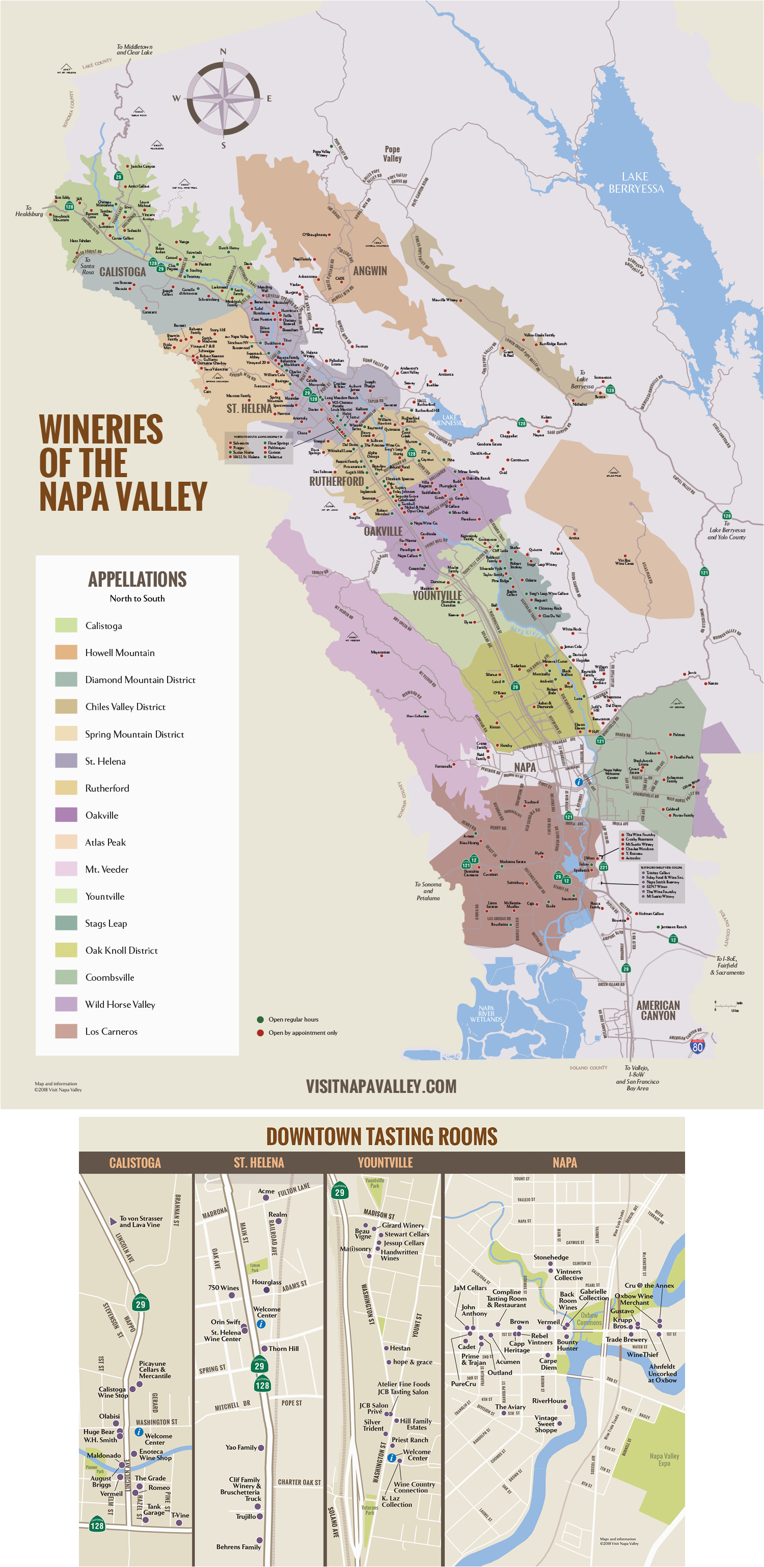 napa valley winery map plan your visit to our wineries