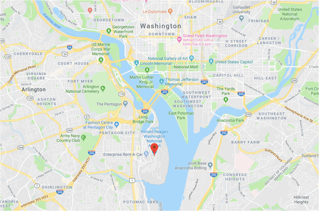 washington d c airports locations maps and directions