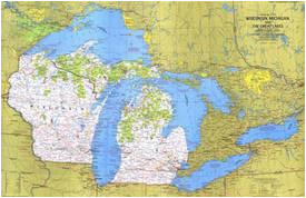affordable maps of michigan posters for sale at allposters com