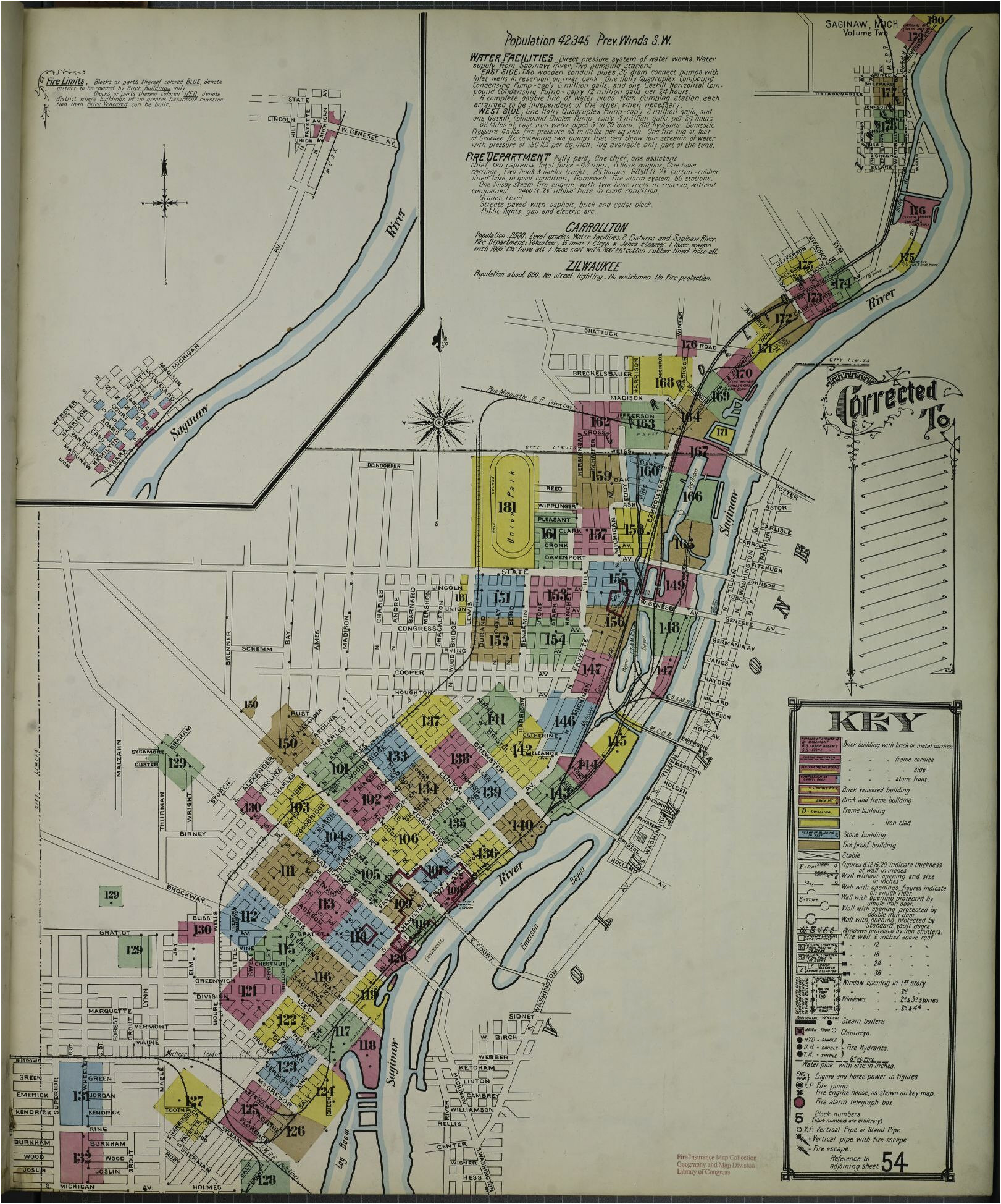map 1900 to 1999 saginaw county library of congress