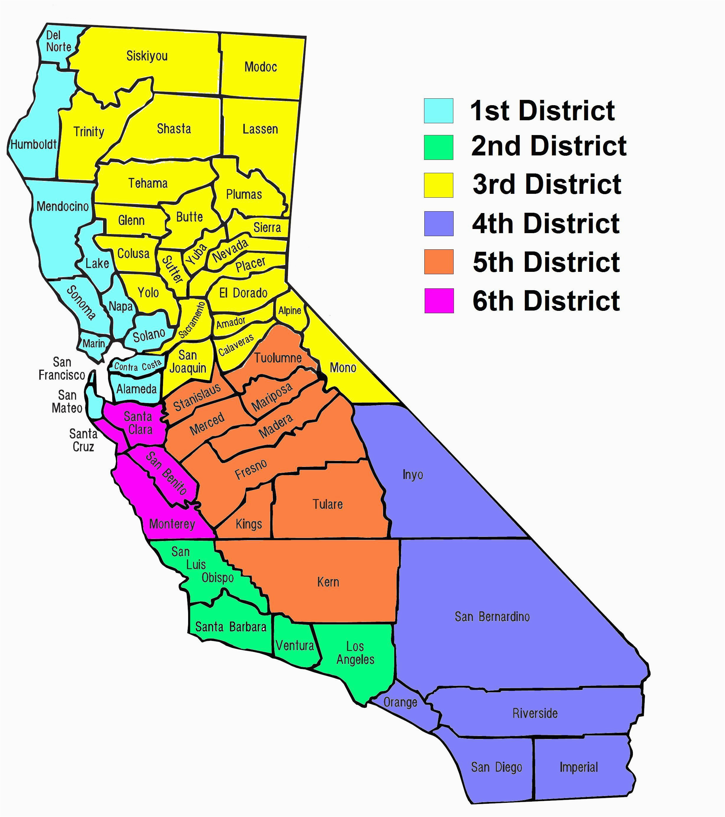 California District Courts Map Secretmuseum