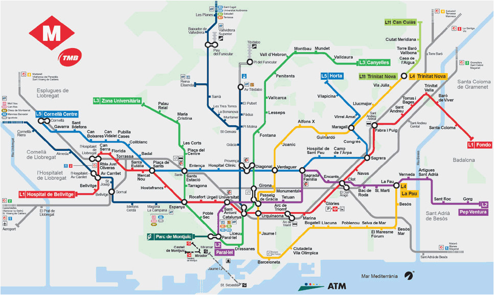 barcelona metro map europe barcelona barcelona travel