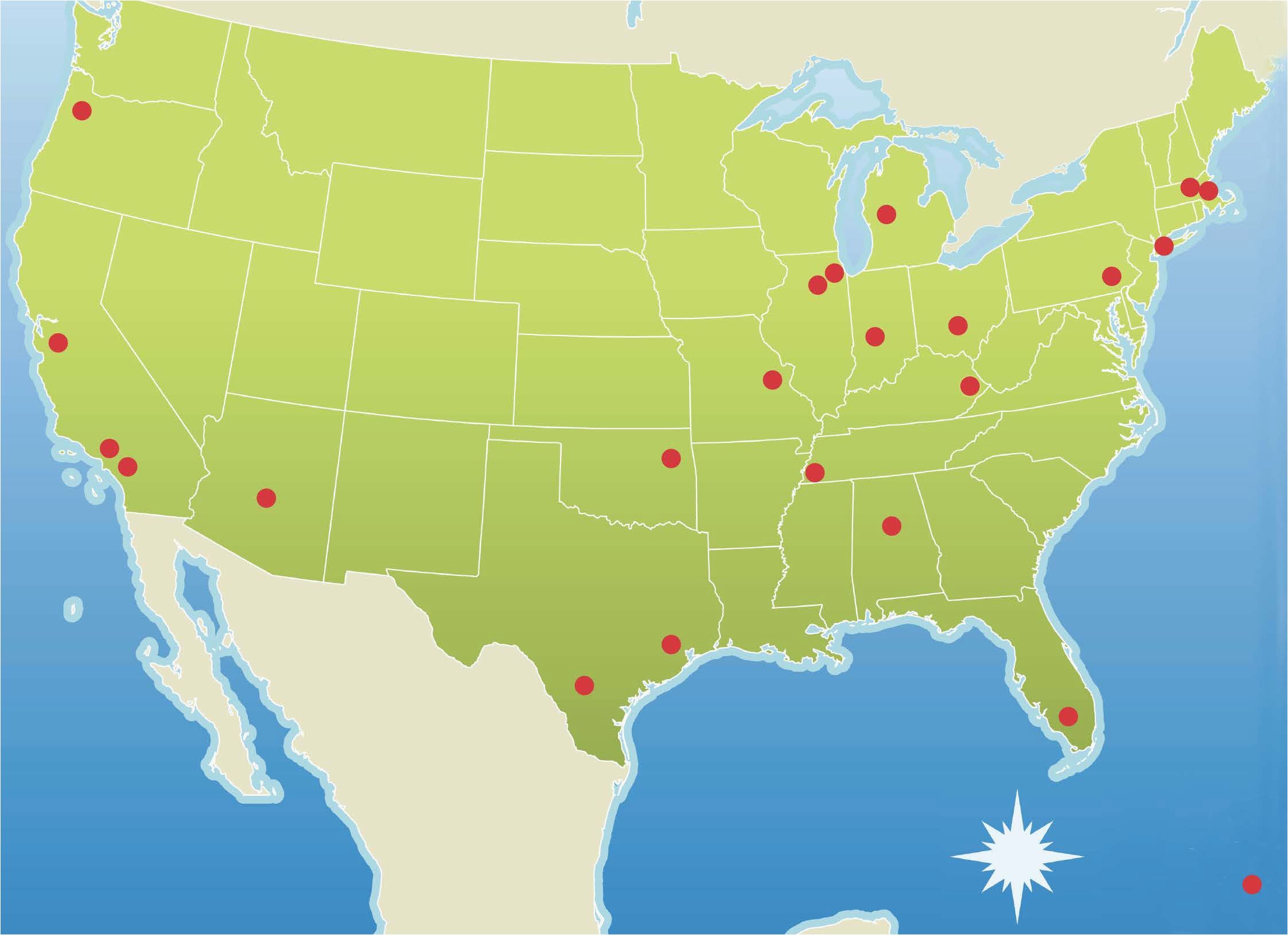 asco member schools and colleges valid map of southern california