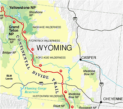 continental divide trail society cdt in wyoming