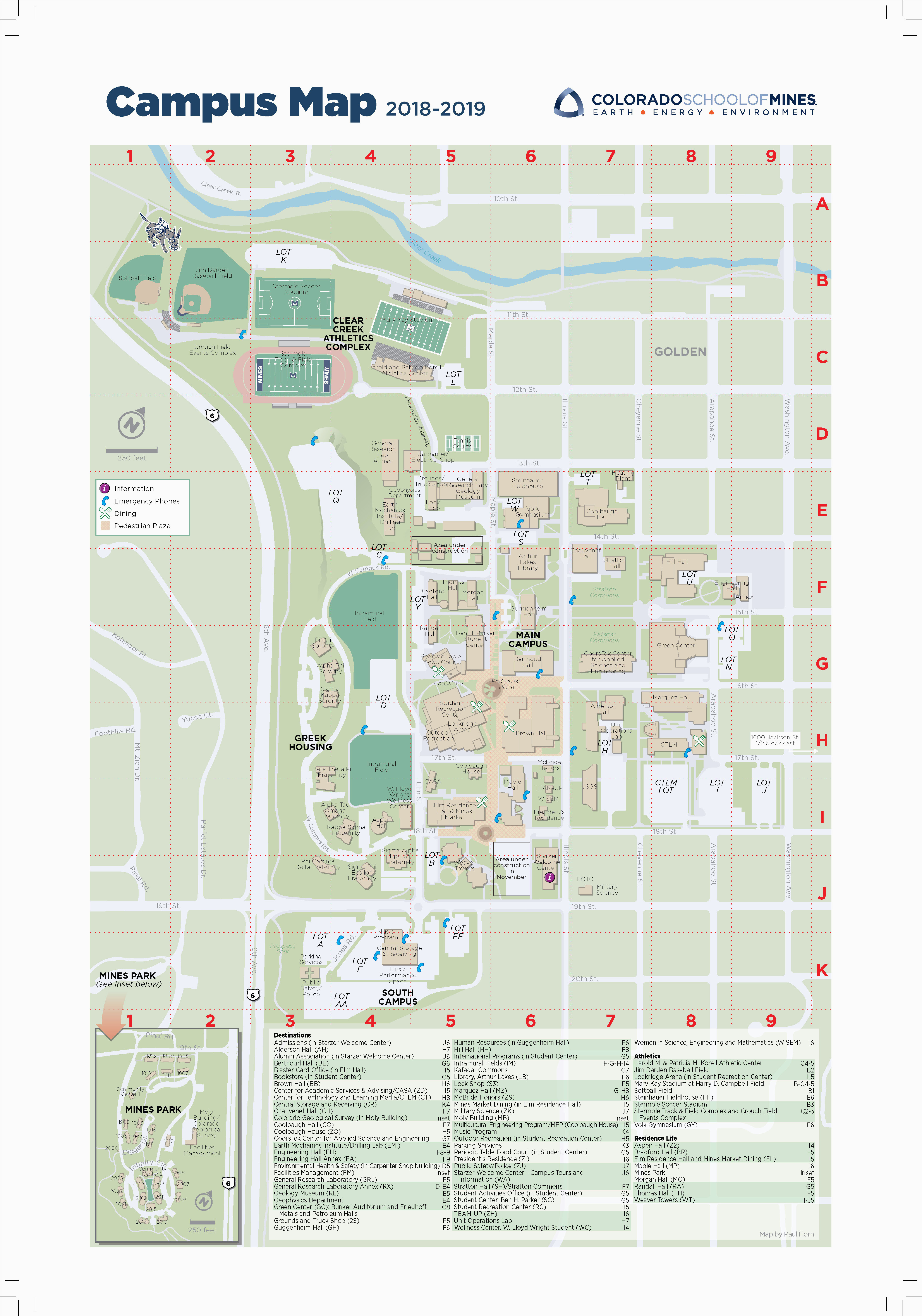 Colorado State University Campus Map