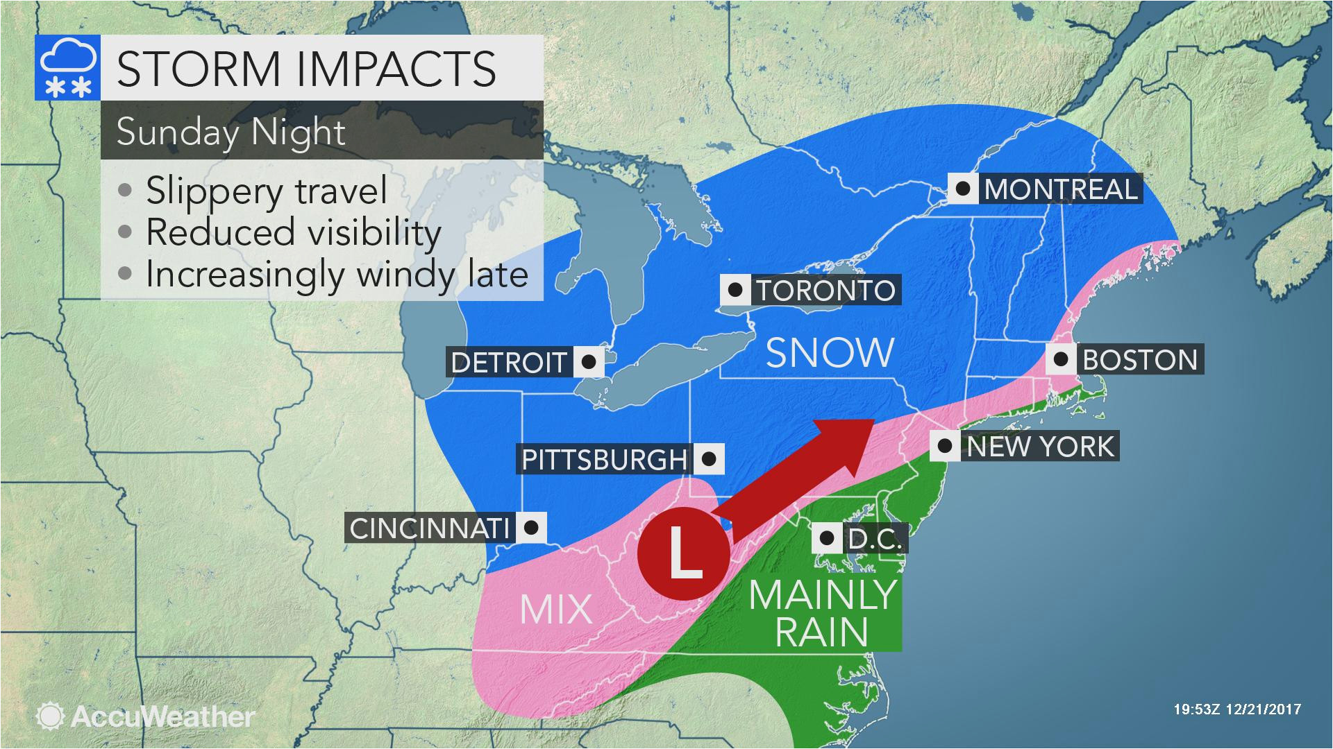 christmas eve day winter storm to snarl traffic in midwestern and