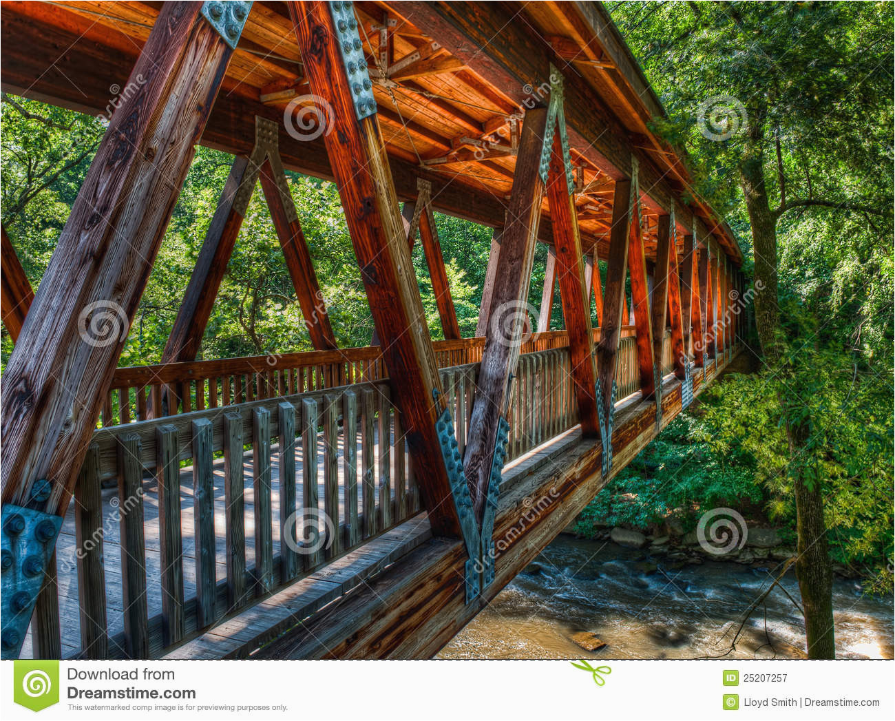 roswell mill covered bridge stock image image of serene roswell