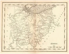 18 best ohio images antique maps old maps antique