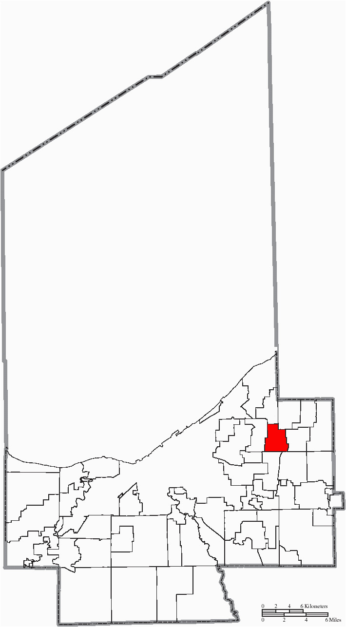 file map of cuyahoga county ohio highlighting lyndhurst city png