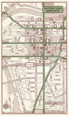 Dayton Ohio Street Map 44 Best original Maps Images Antique Maps Old Maps City Maps