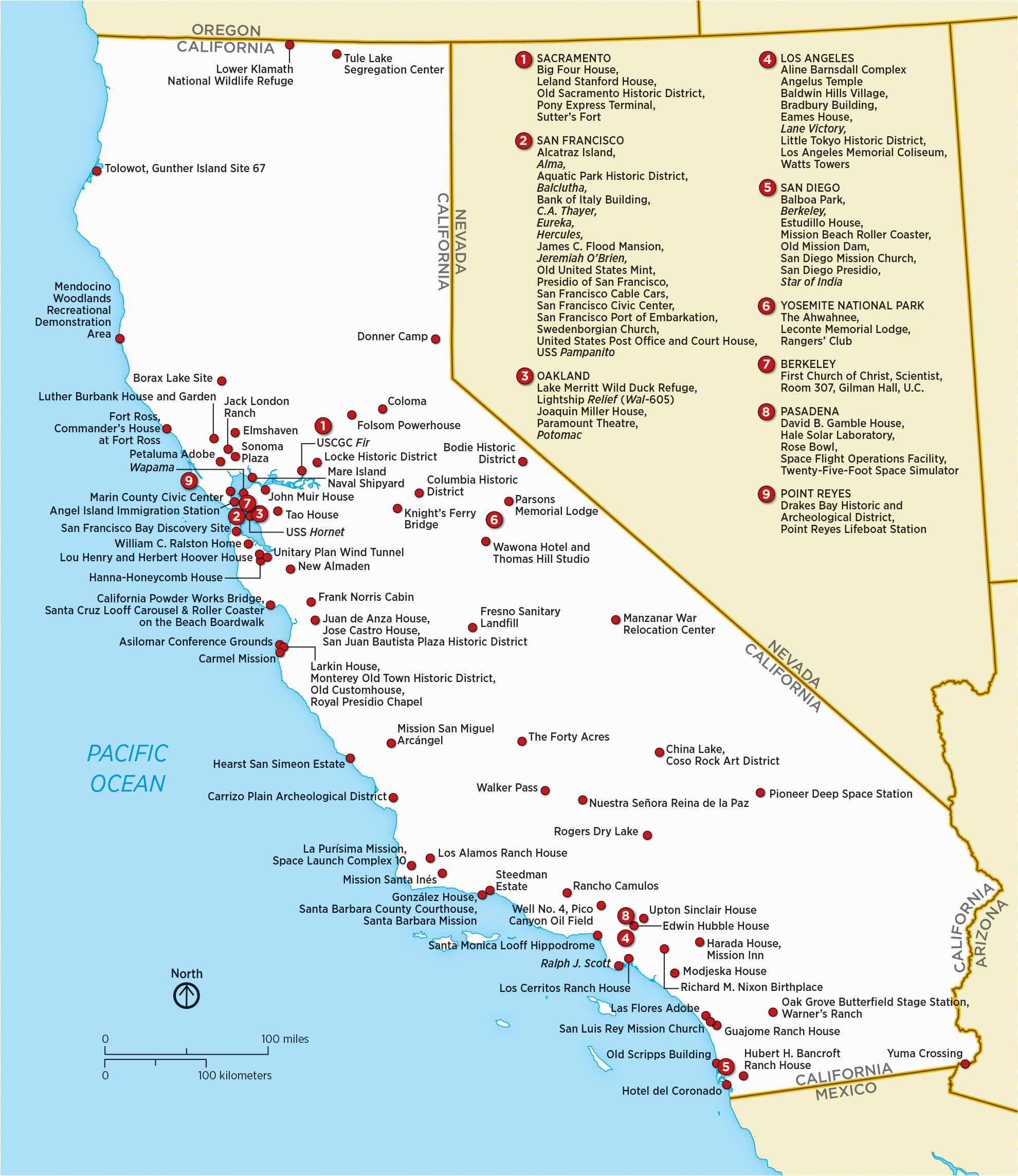 Delano California Map List Of National Historic Landmarks In California Wikiwand