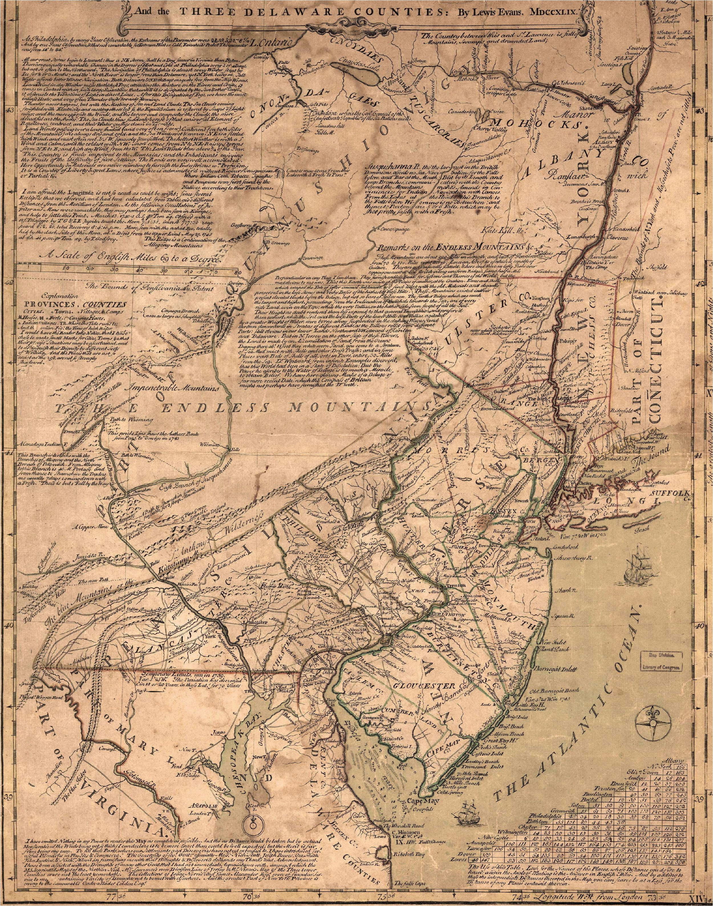1740 s pennsylvania maps
