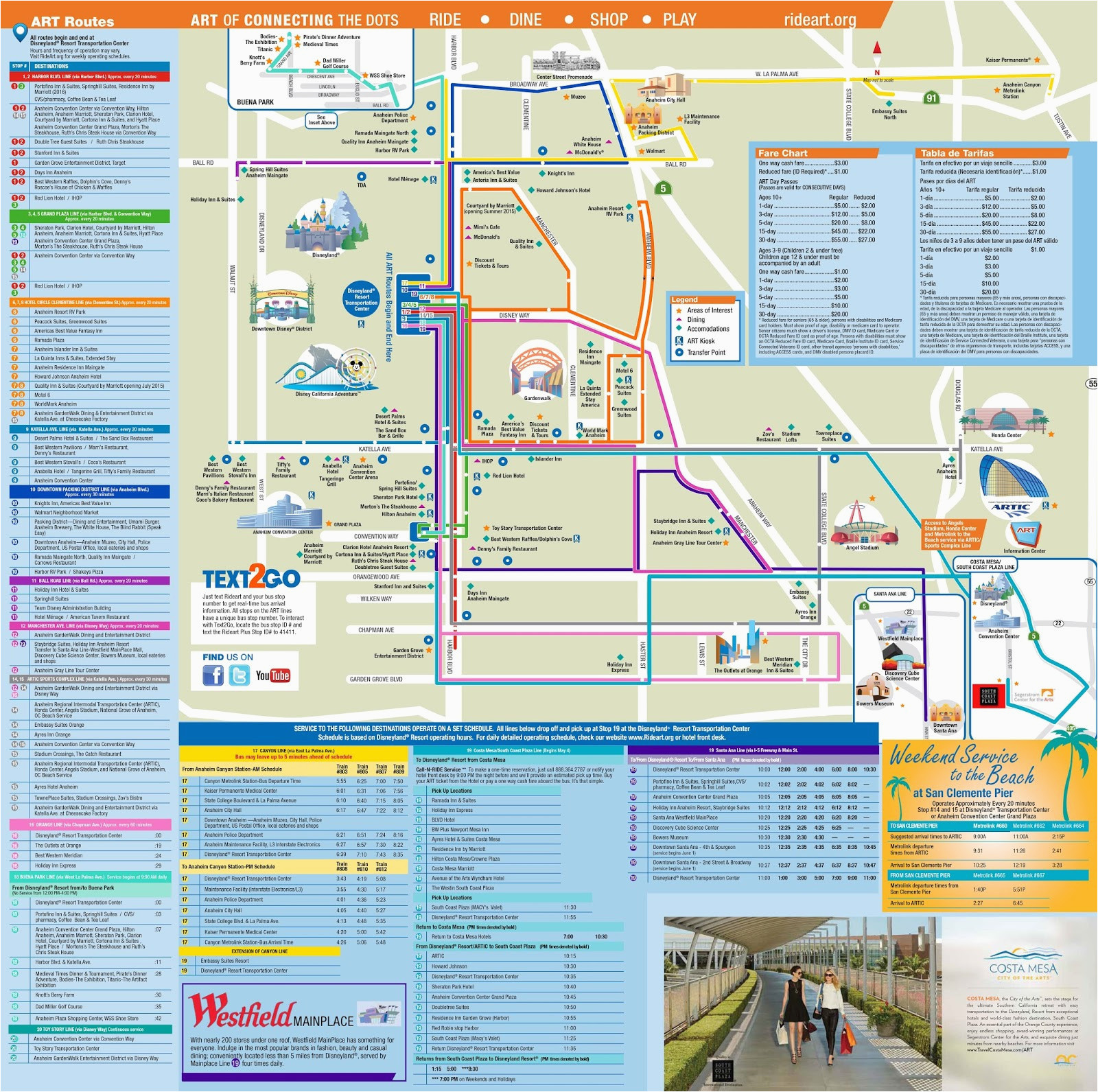 downtown disney map california new map around disneyland