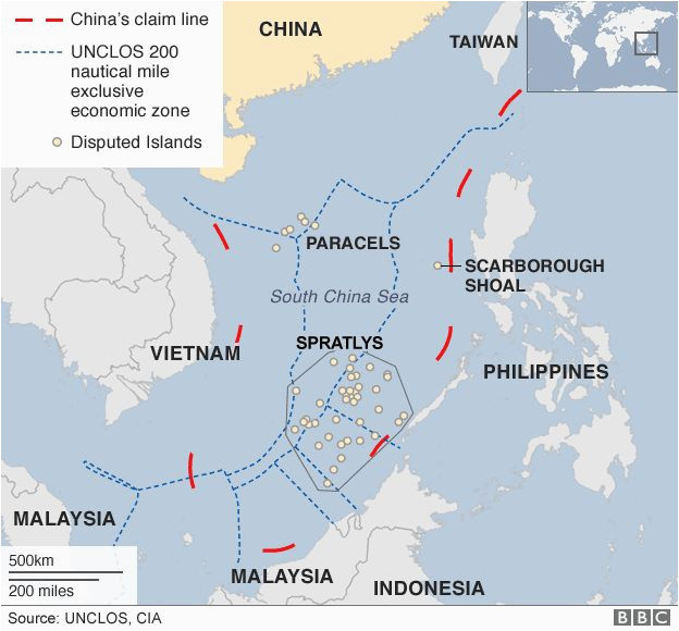 why is the south china sea contentious bbc news