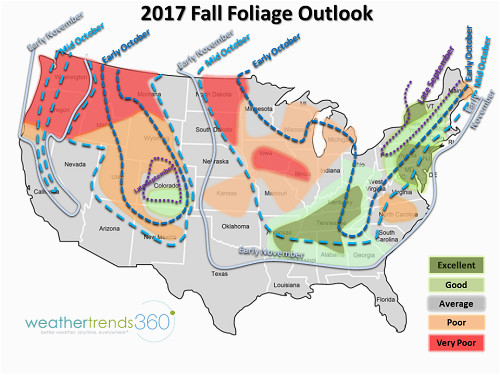 fall foliage prediction map 2017 luxury fall foliage tours in