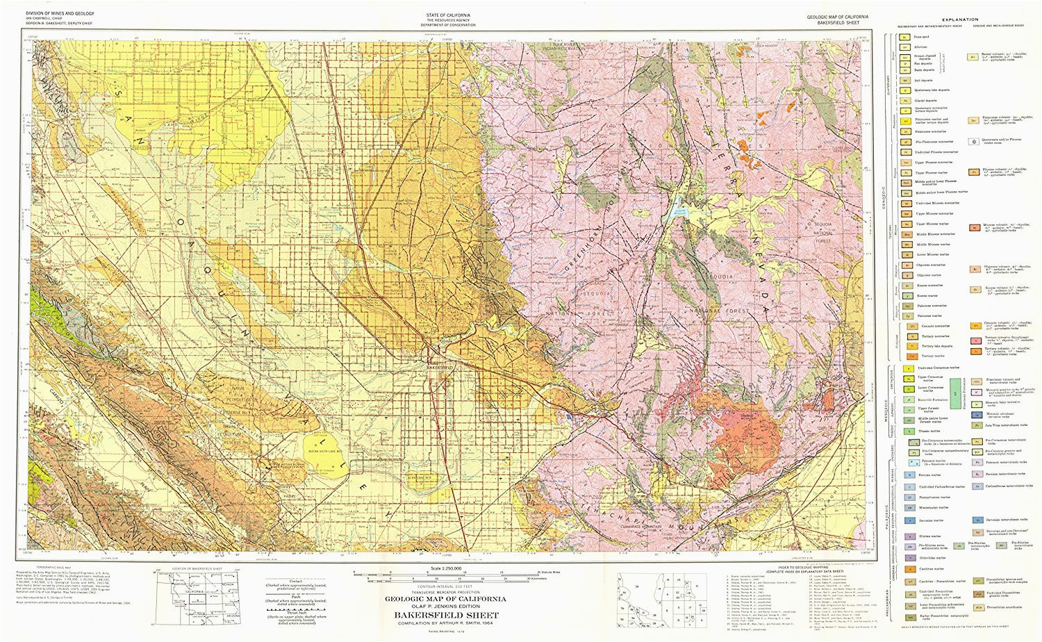 amazon com mining map bakersfield california sheet ca mines