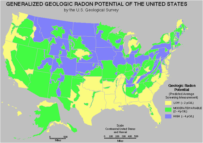 radon gas map new wonderful radon maps directions