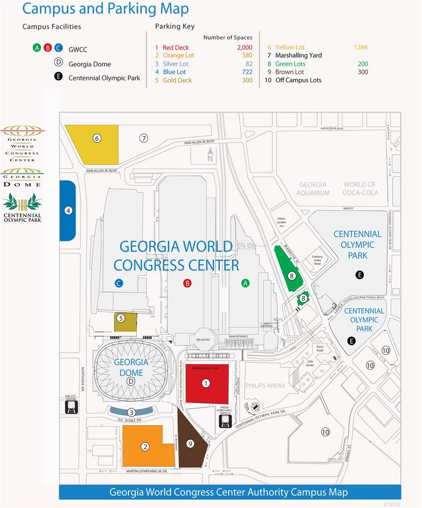 georgia world congress center map unique news maps directions