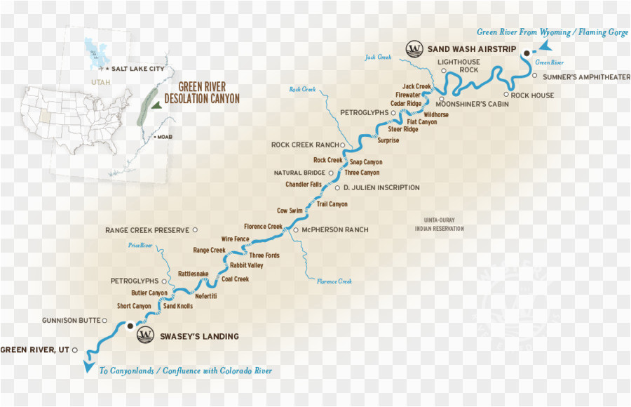 desolation canyon moab colorado river map png download 960 605
