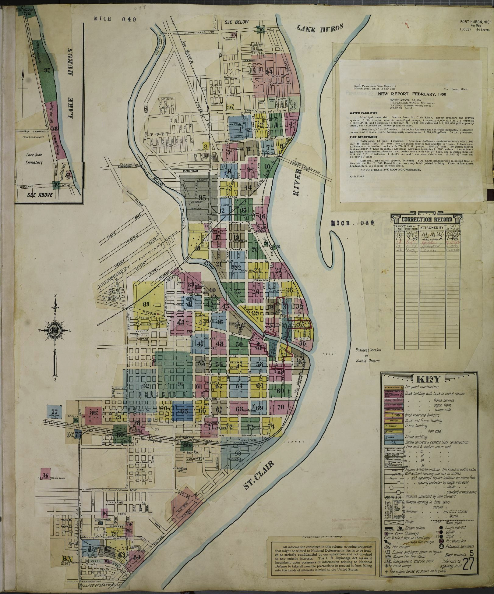 sanborn maps michigan library of congress