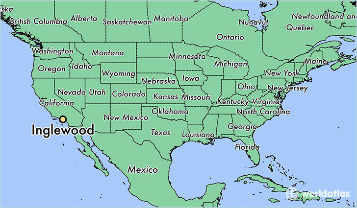 california map and cities where is inglewood ca inglewood
